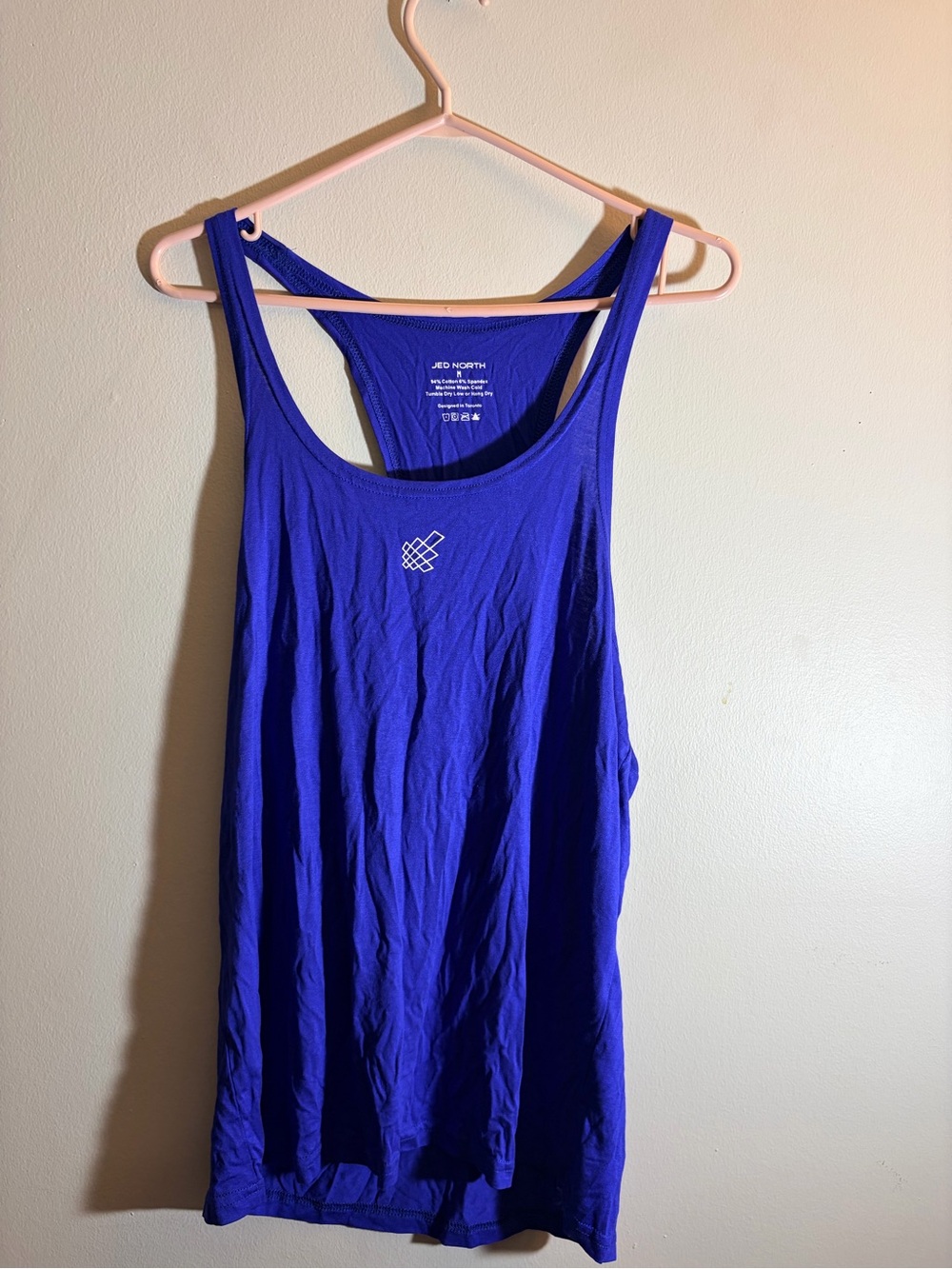 Jed North Royal Blue Performance Tank Top